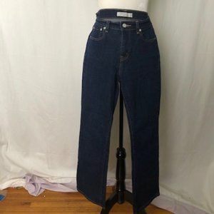 Levi's 515 Dark Wash Bootcut Mid Rise Jeans Size 8